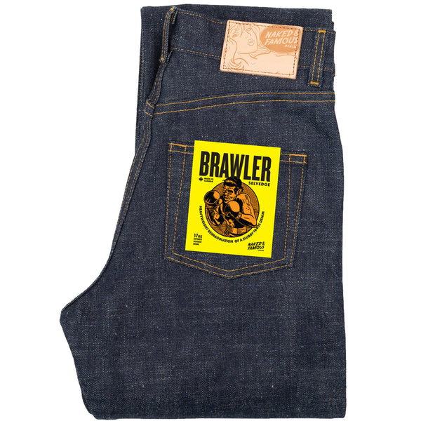 Super Girl - Brawler Selvedge - Indigo by Naked & Famous Denim