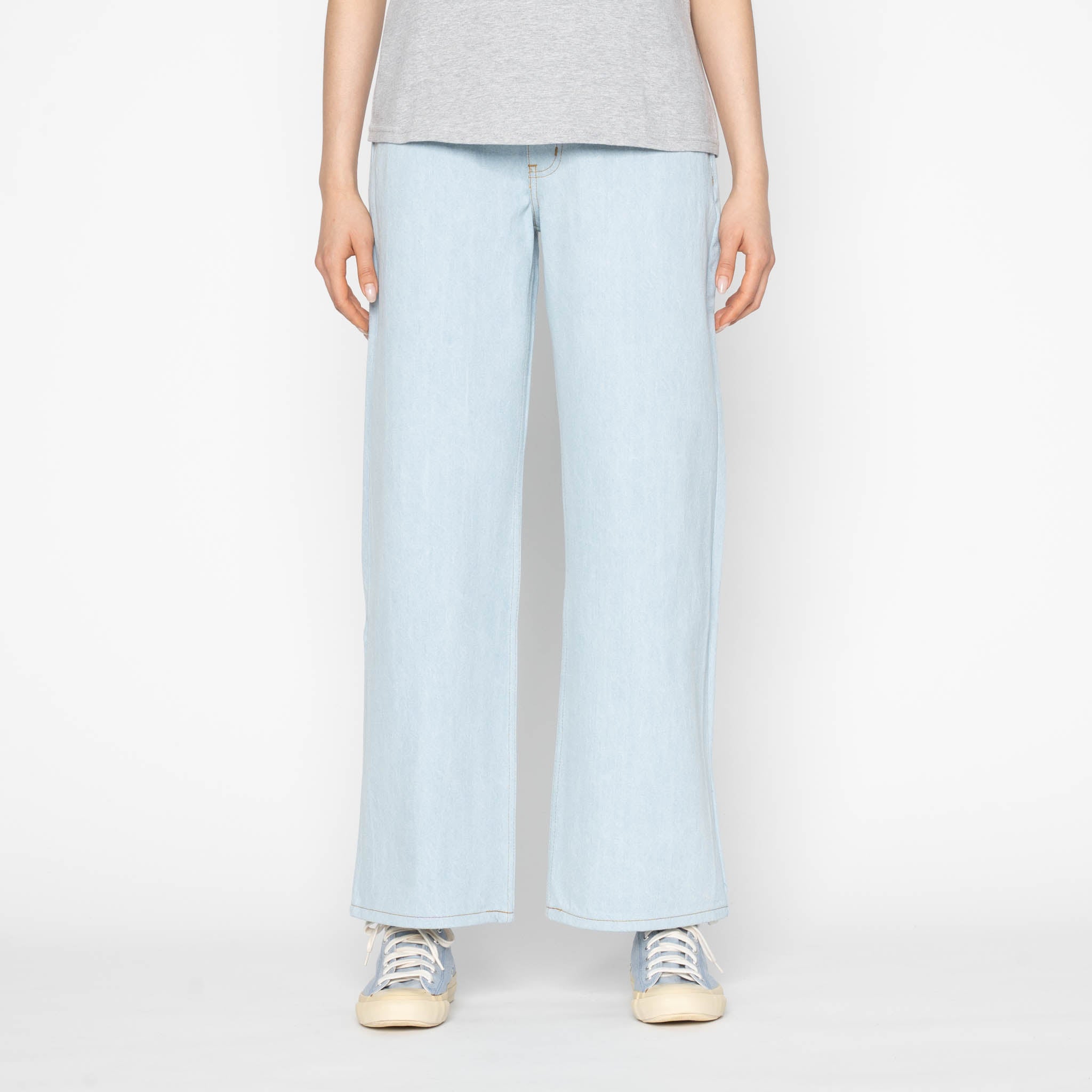 Maudie - Secret Agent Denim - Bleach Blue by Naked & Famous Denim