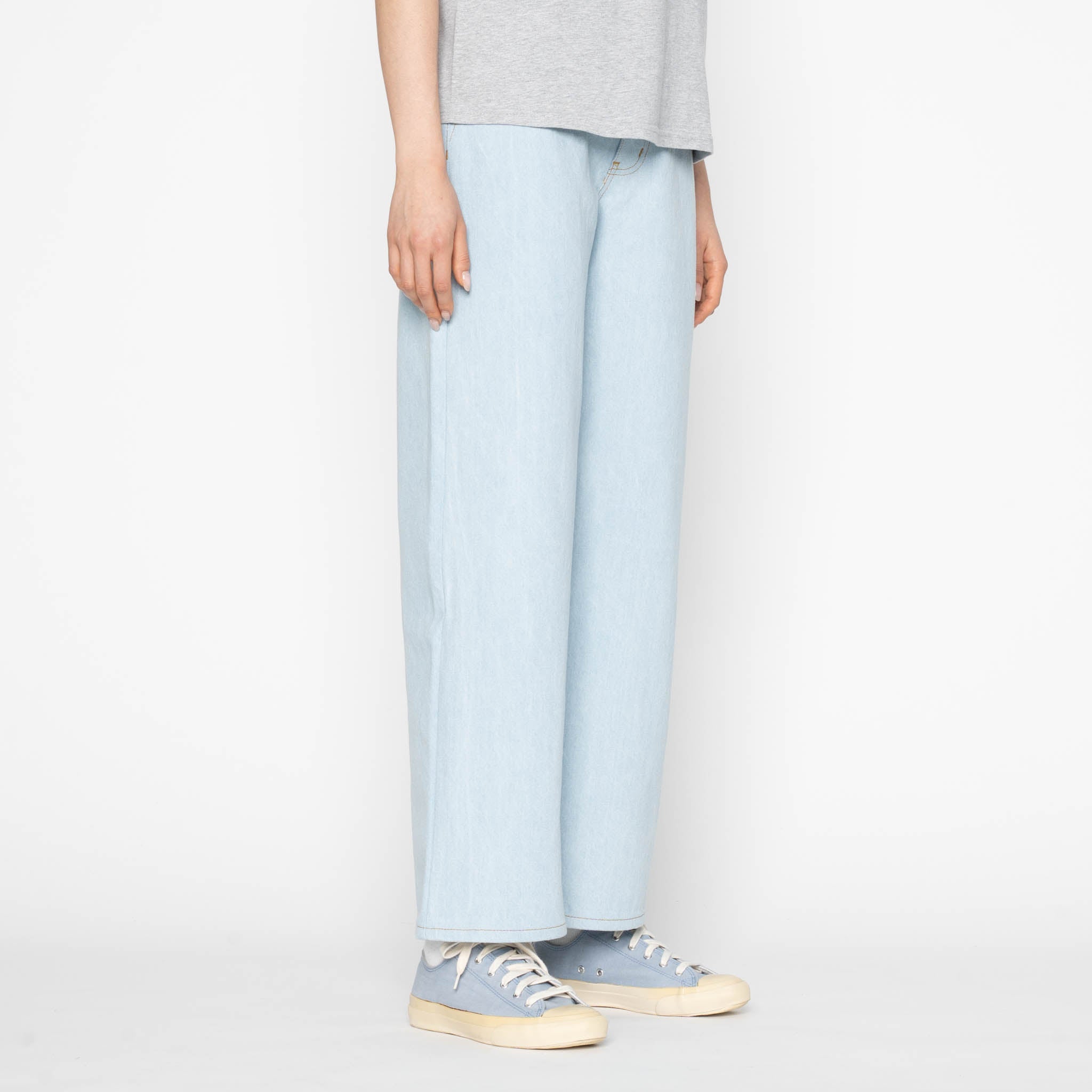 Maudie - Secret Agent Denim - Bleach Blue by Naked & Famous Denim
