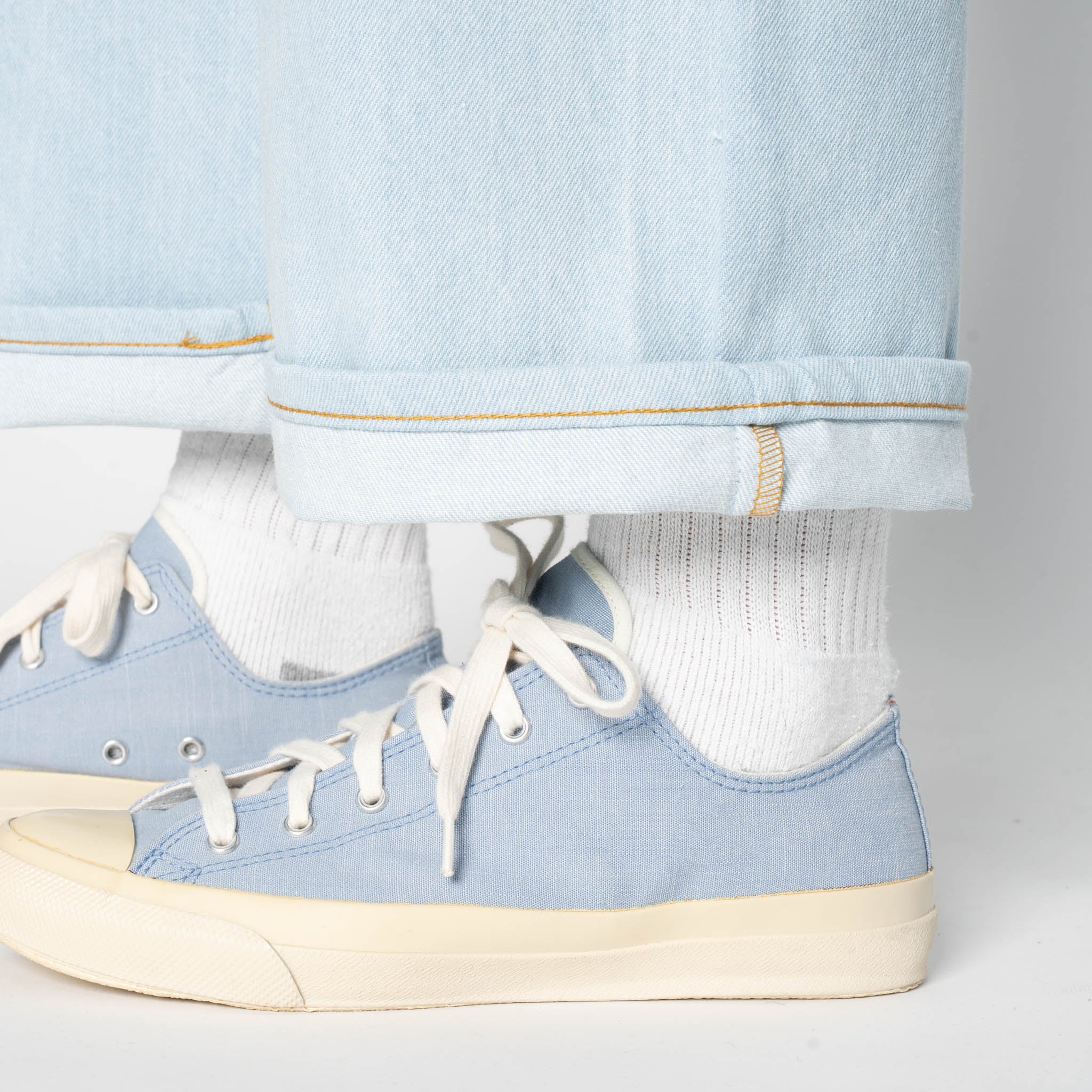 Maudie - Secret Agent Denim - Bleach Blue by Naked & Famous Denim