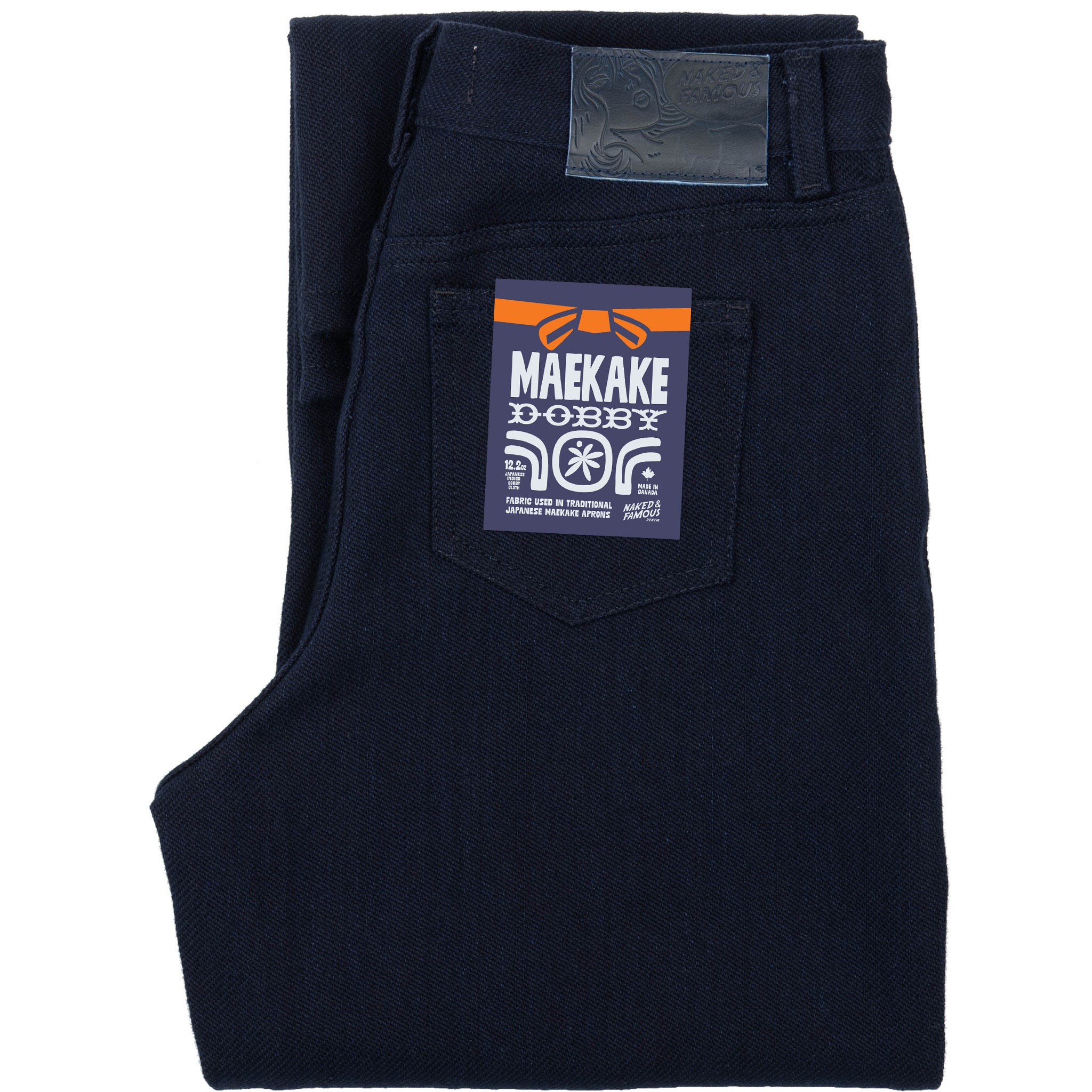 Denim Short - Maekake Dobby - Indigo by Naked & Famous Denim