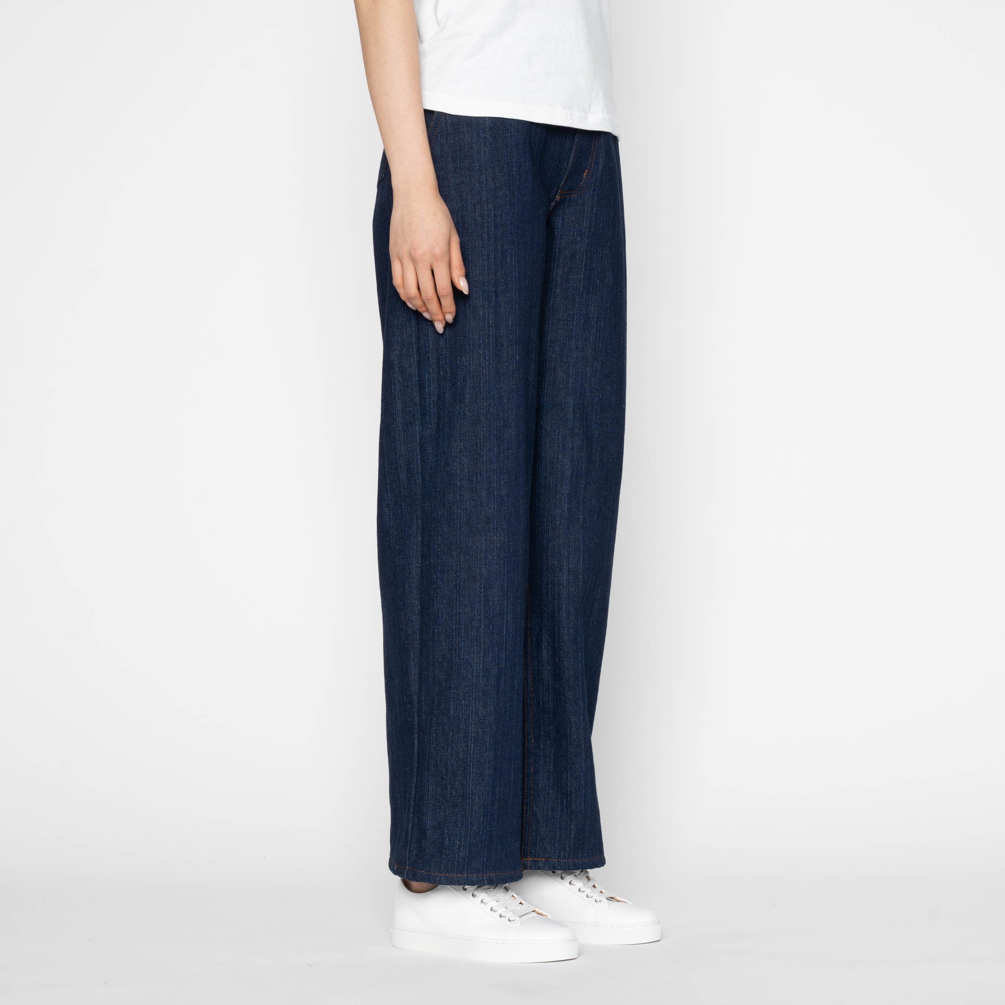 Maudie - Vertical Slub Denim - Indigo by Naked & Famous Denim