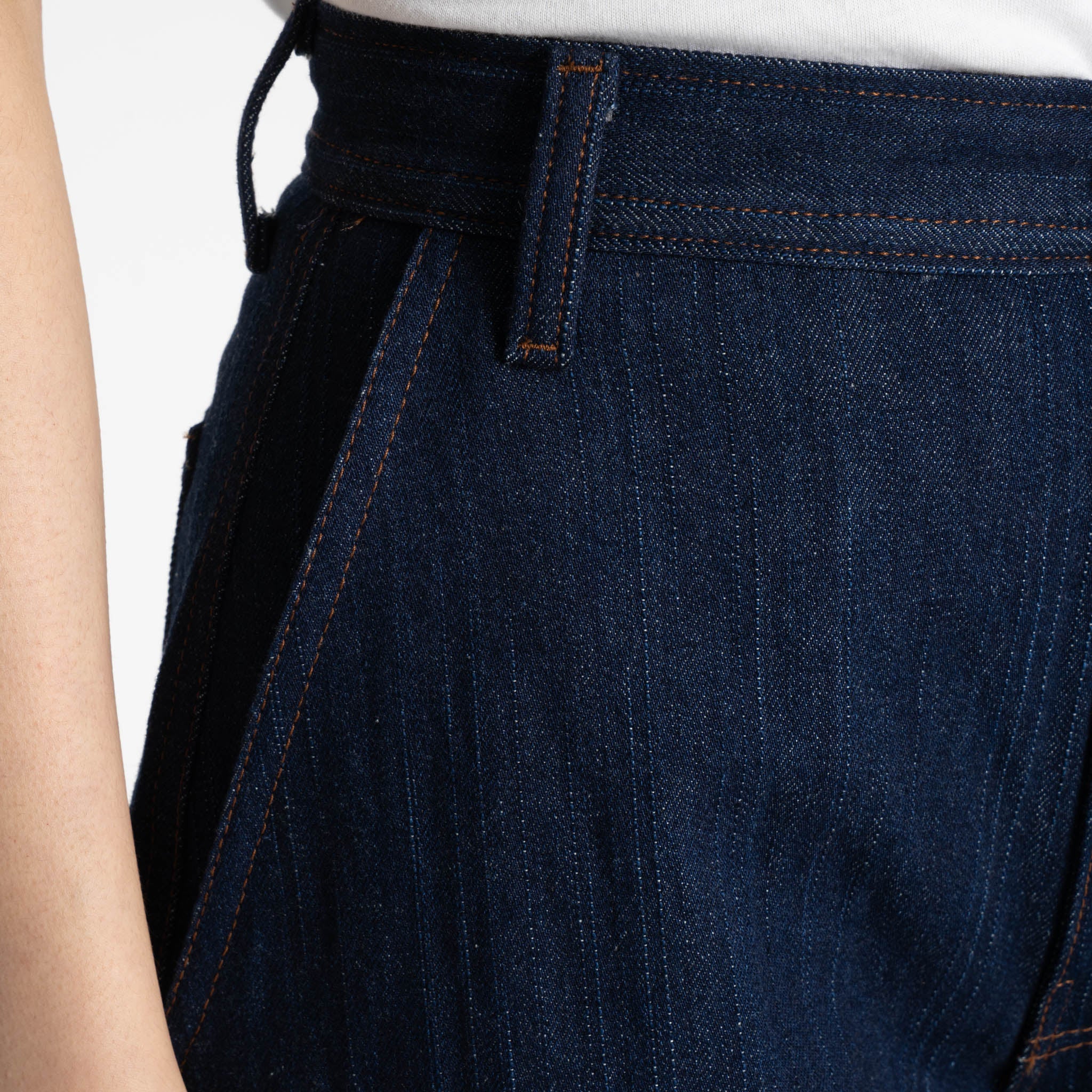 Maudie - Vertical Slub Denim - Indigo by Naked & Famous Denim