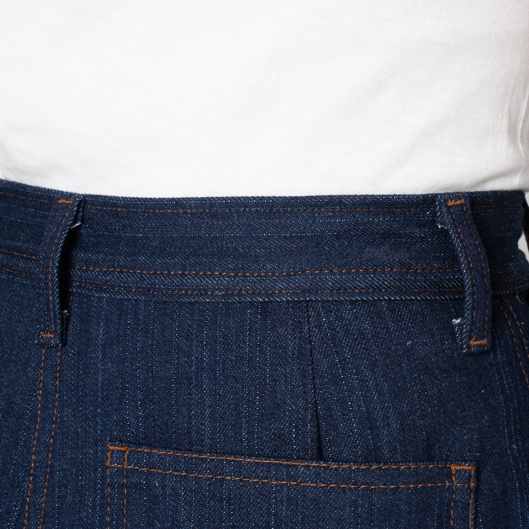 Maudie - Vertical Slub Denim - Indigo by Naked & Famous Denim