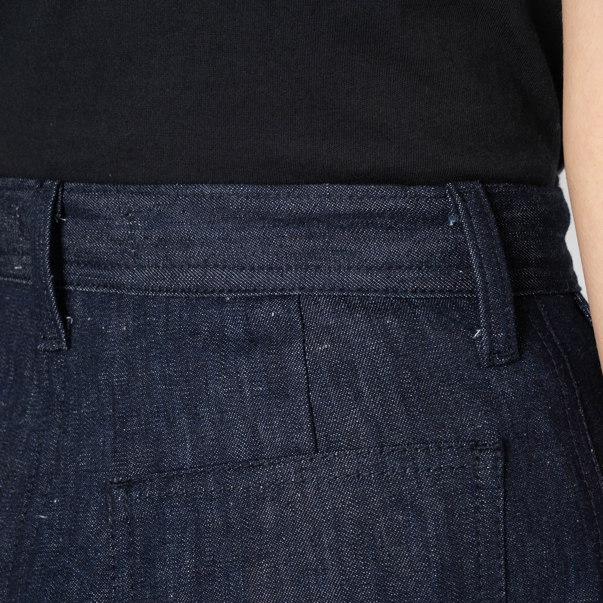 Maudie - Linen Blend Denim by Naked & Famous Denim