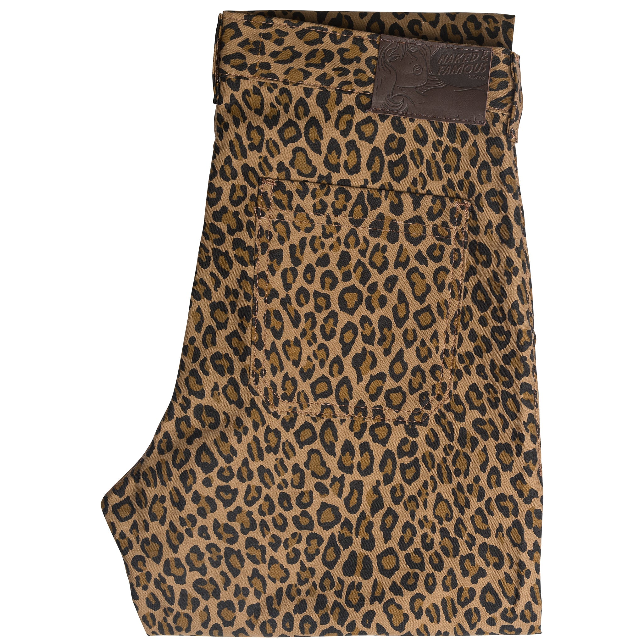 Fatigue Pant - Leopard Print by Naked & Famous Denim