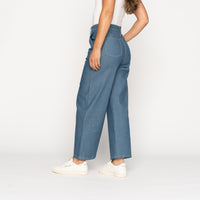 Maudie - Antique Blue Denim Stretch - Antique Blue