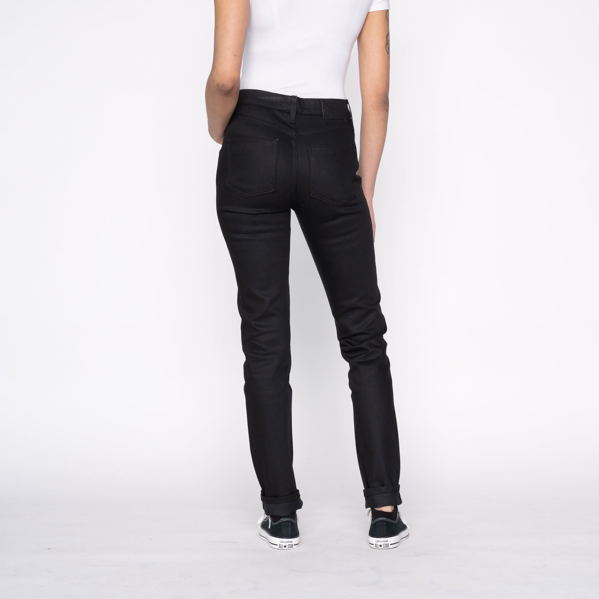 Women's - High Skinny - Black Cobra Stretch Selvedge by Naked & Famous Denim
