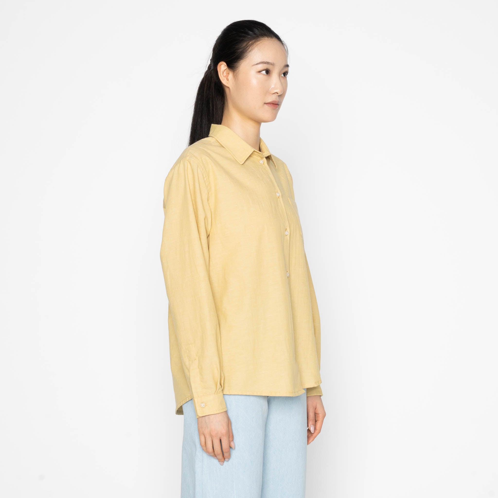 Judy - Selvedge Chambray - Yellow by Naked & Famous Denim