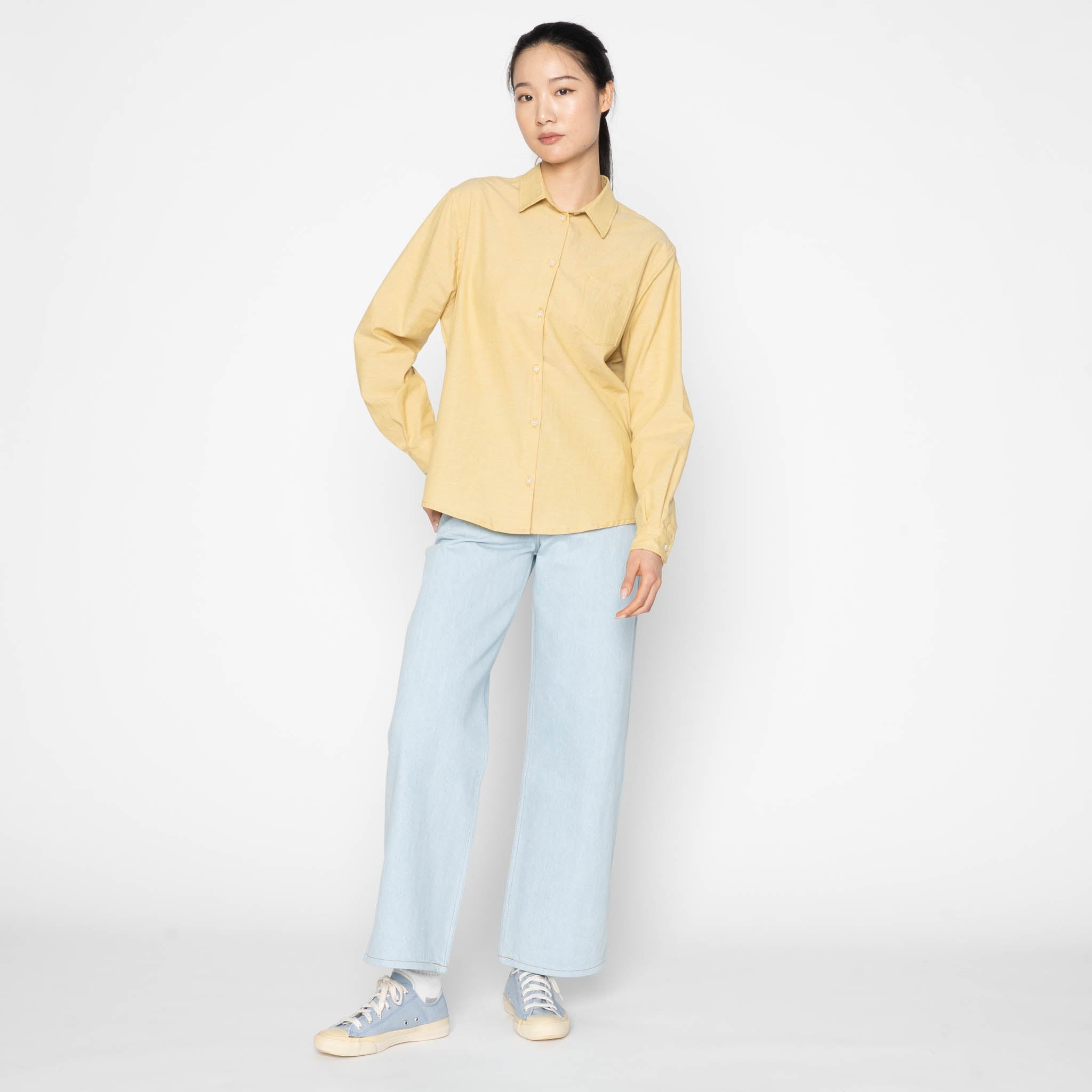 Judy - Selvedge Chambray - Yellow by Naked & Famous Denim