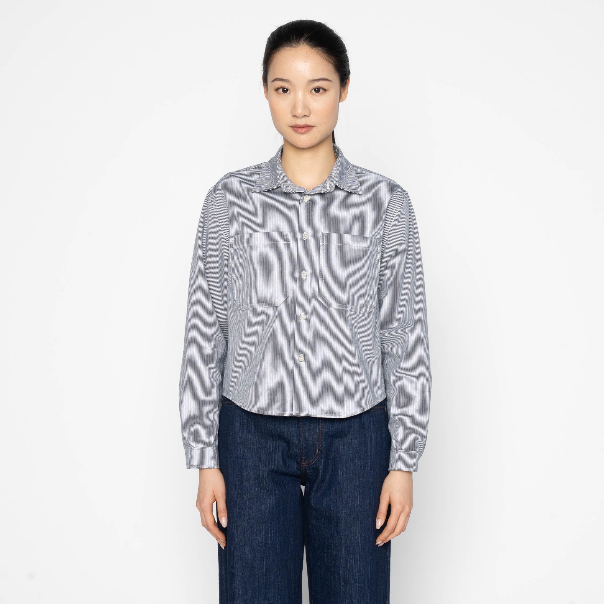Princeton Shirt - Organic Hickory - Indigo by Naked & Famous Denim