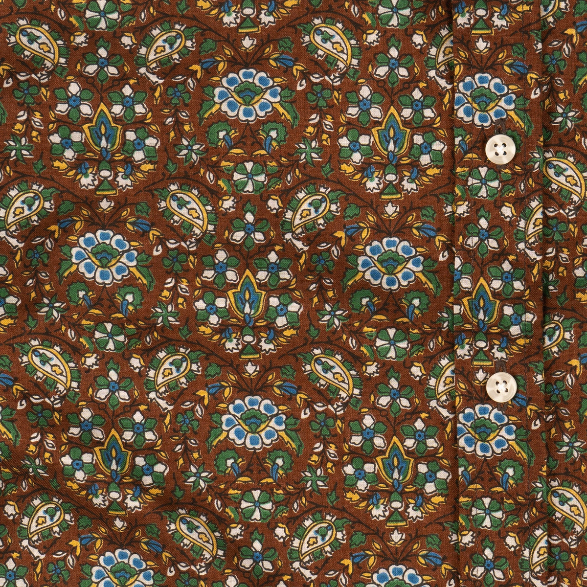 Country Shirt - Bandana Cloth - Brown by Naked & Famous Denim