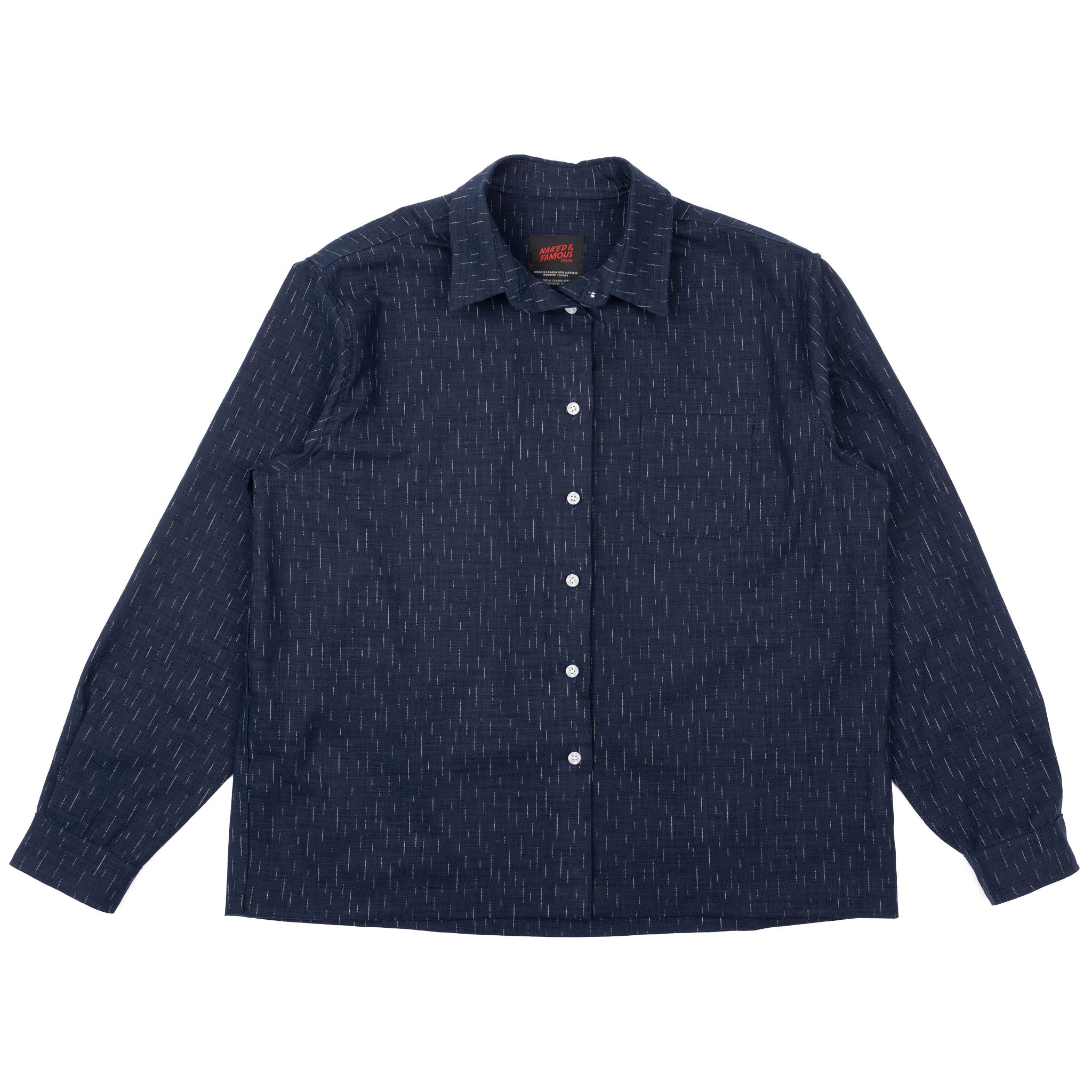 Judy Shirt - Kimono Rain - Indigo by Naked & Famous Denim