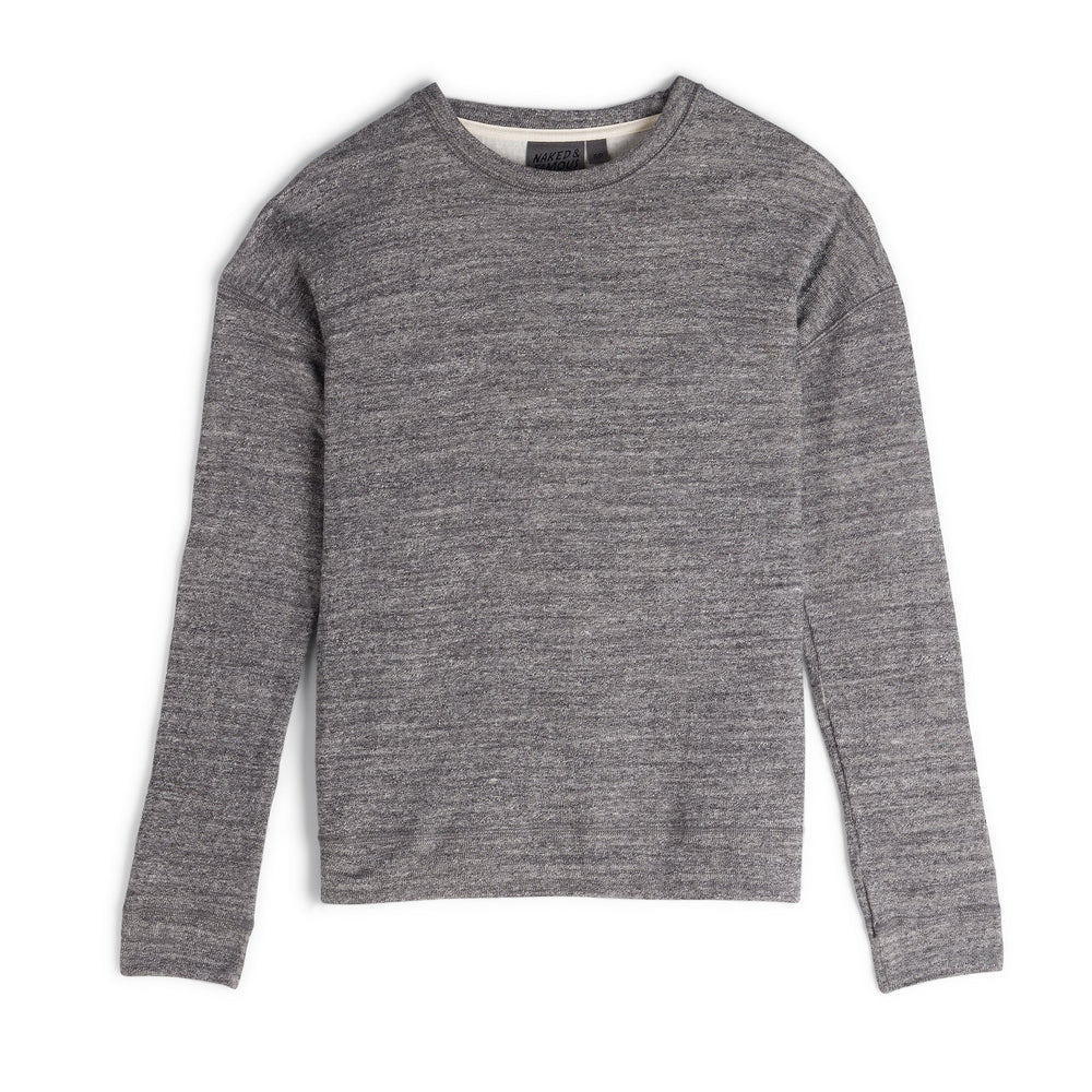 Weekend Crew - Vintage Doubleface - Charcoal by Naked & Famous Denim