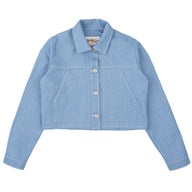 Cropped Denim Jacket - Sakura Sky by Naked & Famous Denim