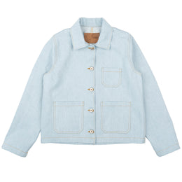 Gracie Jacket - Secret Agent Denim - Bleach Blue by Naked & Famous Denim