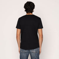 Pocket Tee - Black - Indigo Sashiko