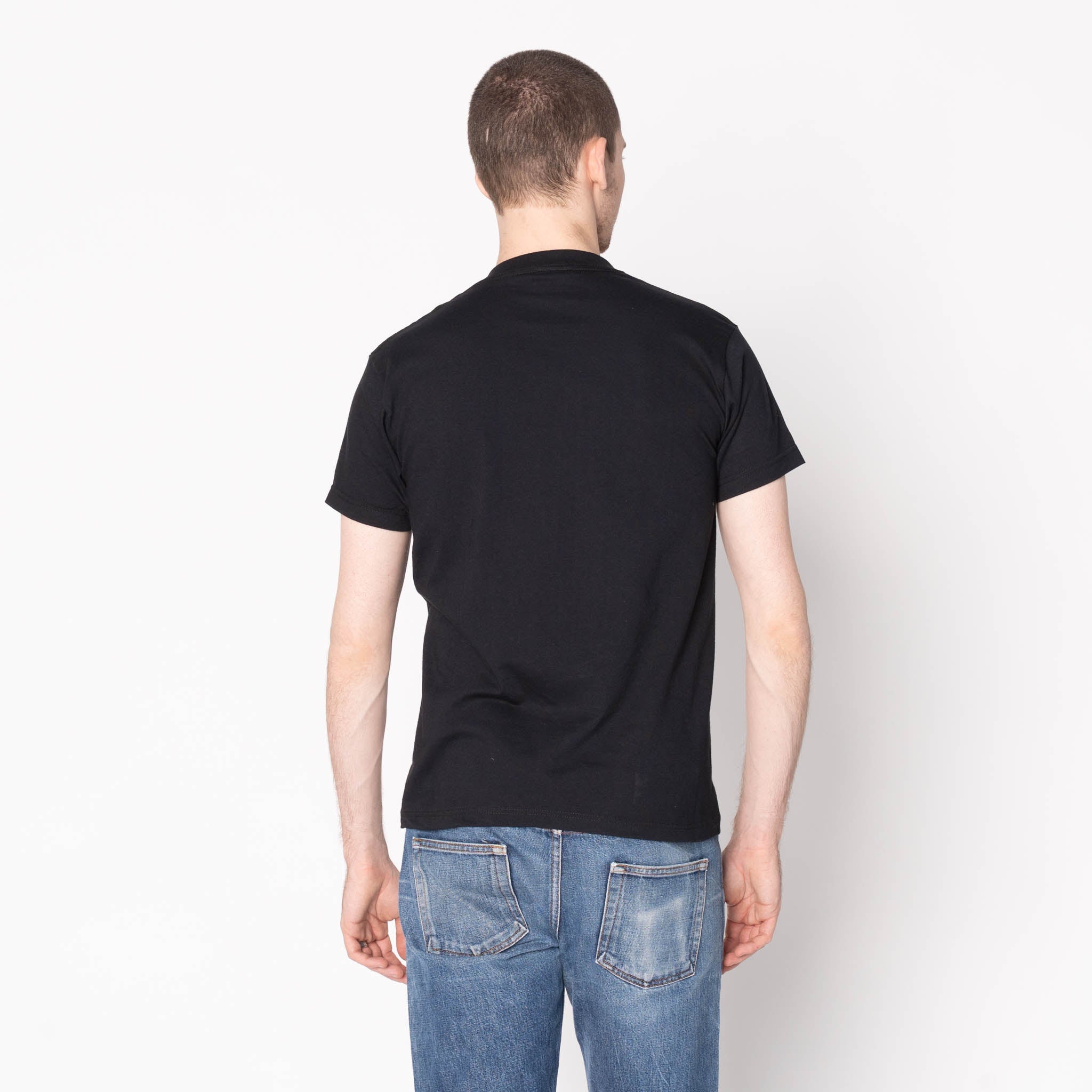 Pocket Tee - Black - Black Lightweight Denim - Black by Naked & Famous Denim