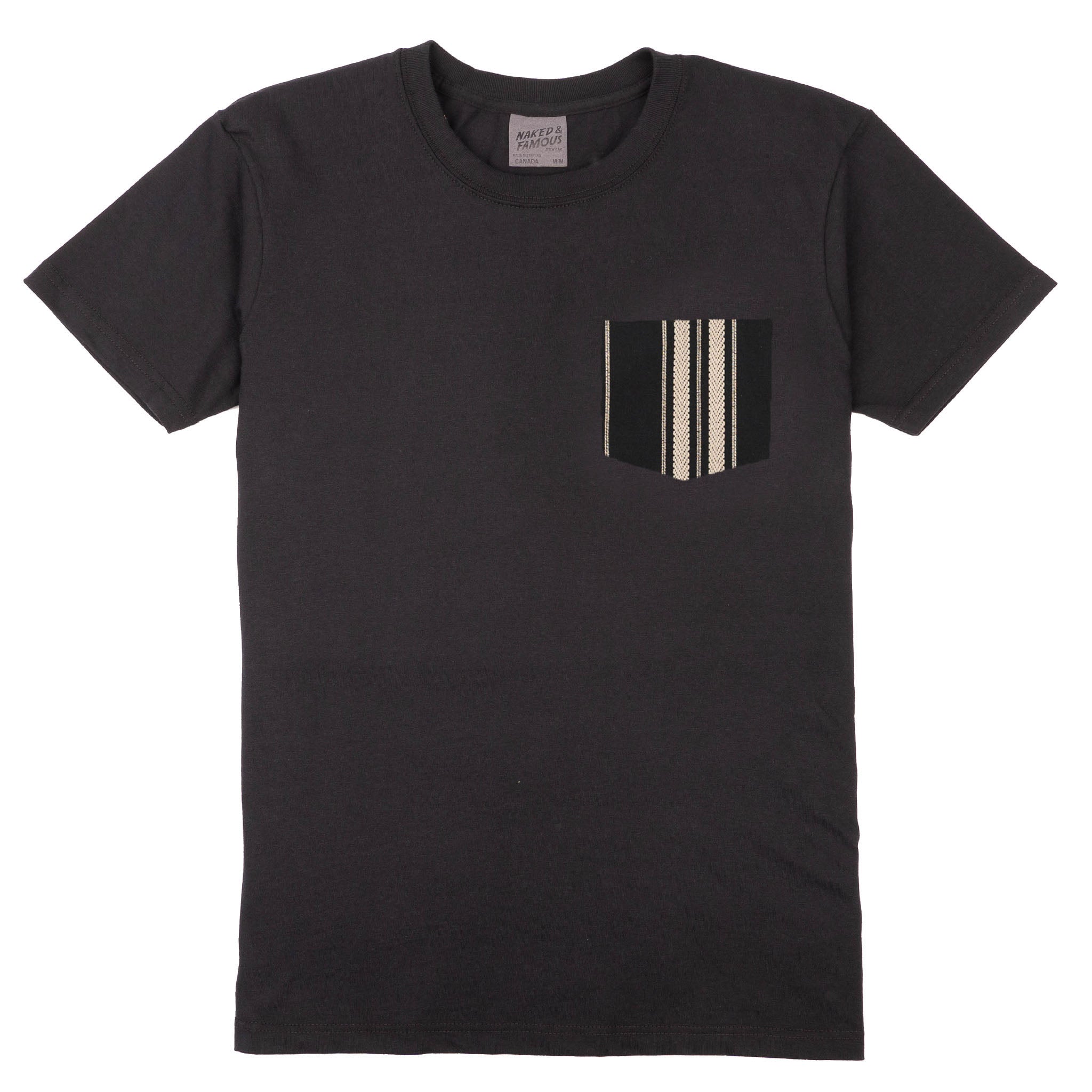 Pocket Tee - Black + Dobby Bands - Black