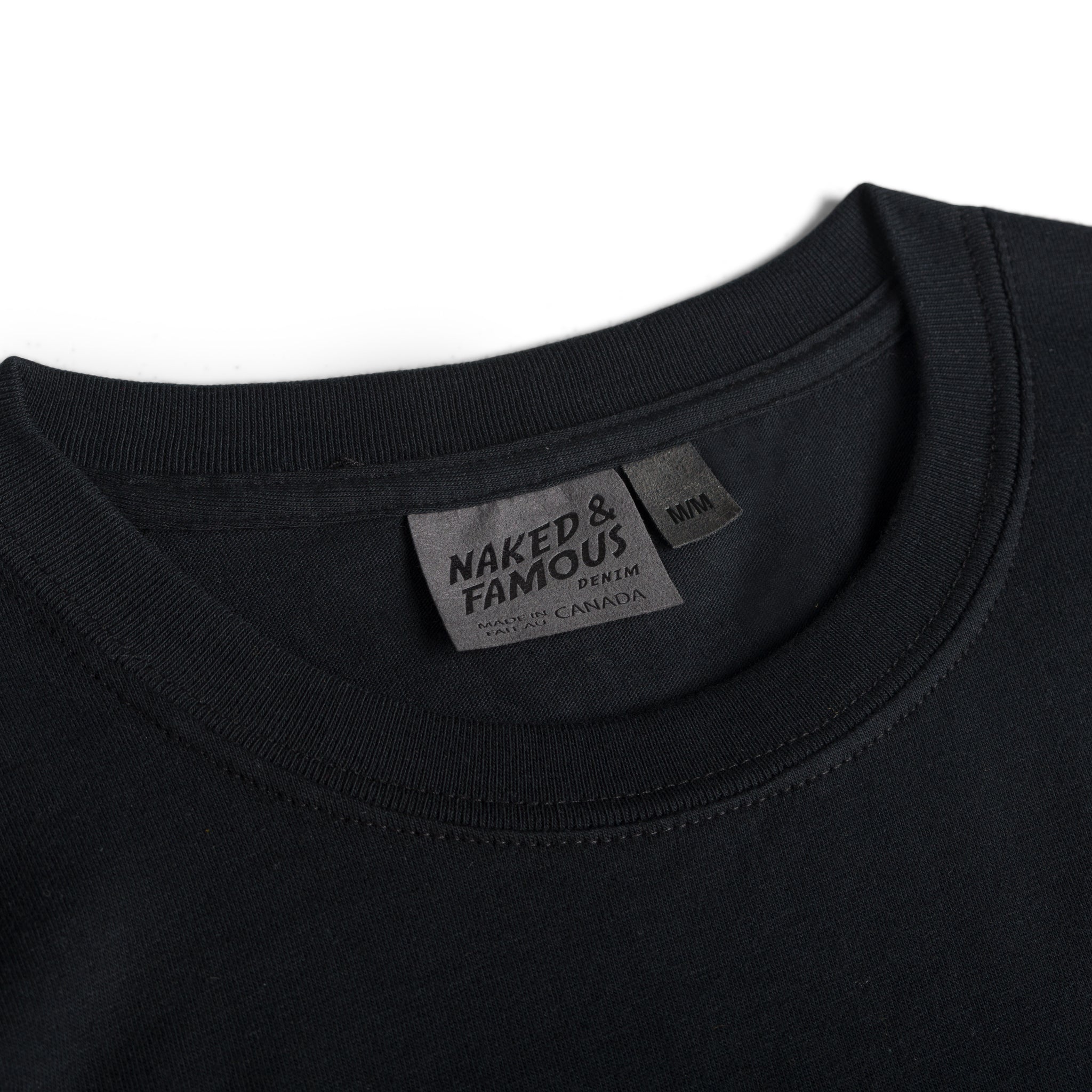 Pocket Tee - Black + Tiger Camo by Naked & Famous Denim