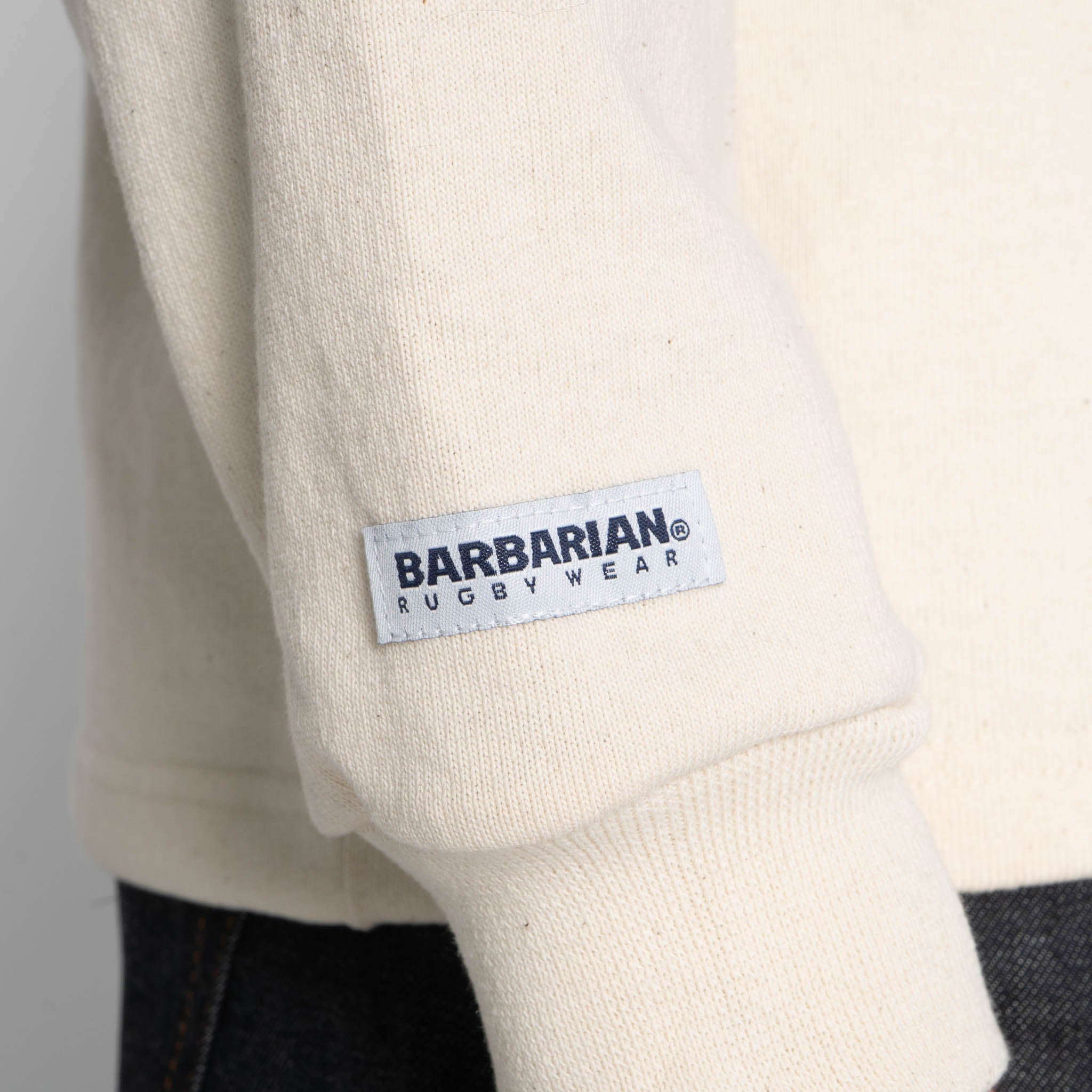 Classic Rugby Jersey - Ivory/Dark Red/Deep Blue by Barbarian