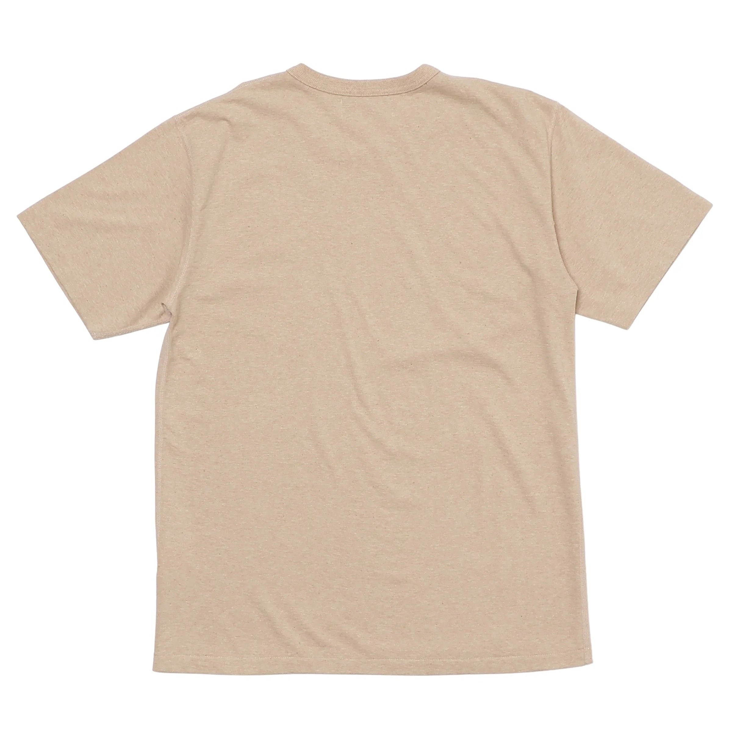 Crewneck T-shirt - Foxfibre® Tsuriami - Coyote 15 by Wonder Looper