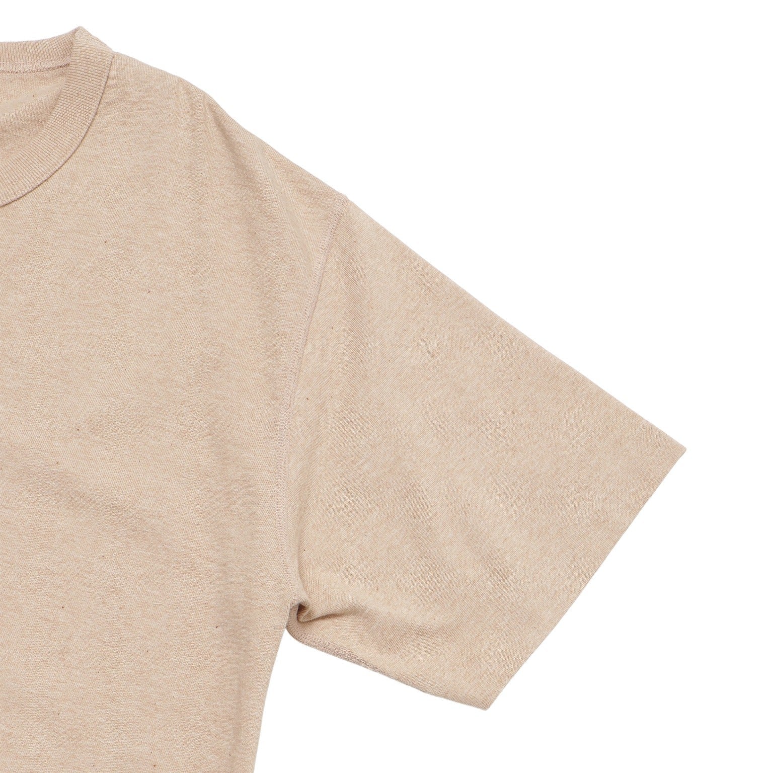 Crewneck T-shirt - Foxfibre® Tsuriami - Coyote 15 by Wonder Looper