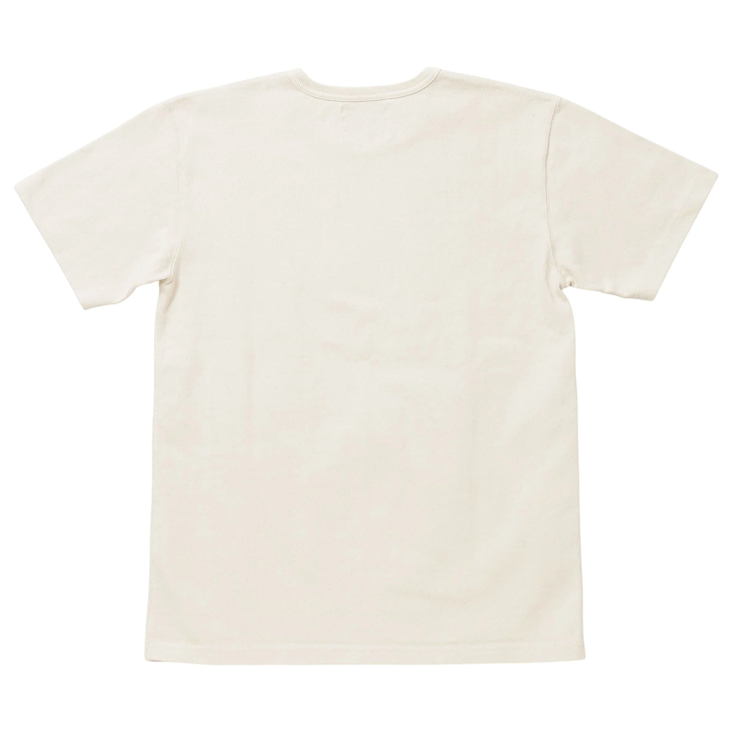 Crewneck T-shirt - Double Heavyweight- Ecru by Wonder Looper