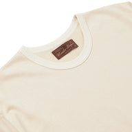 Crewneck T-shirt - Ultimate Pima Tsuriami - Ecru by Wonder Looper