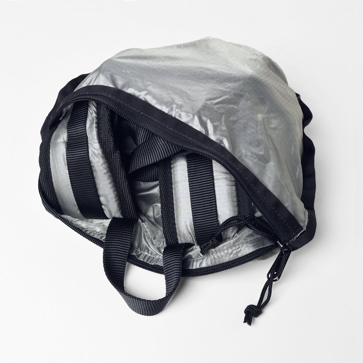 Packable Back Pack - 1.1oz Parachute Nylon Silver by Epperson Mountaineering