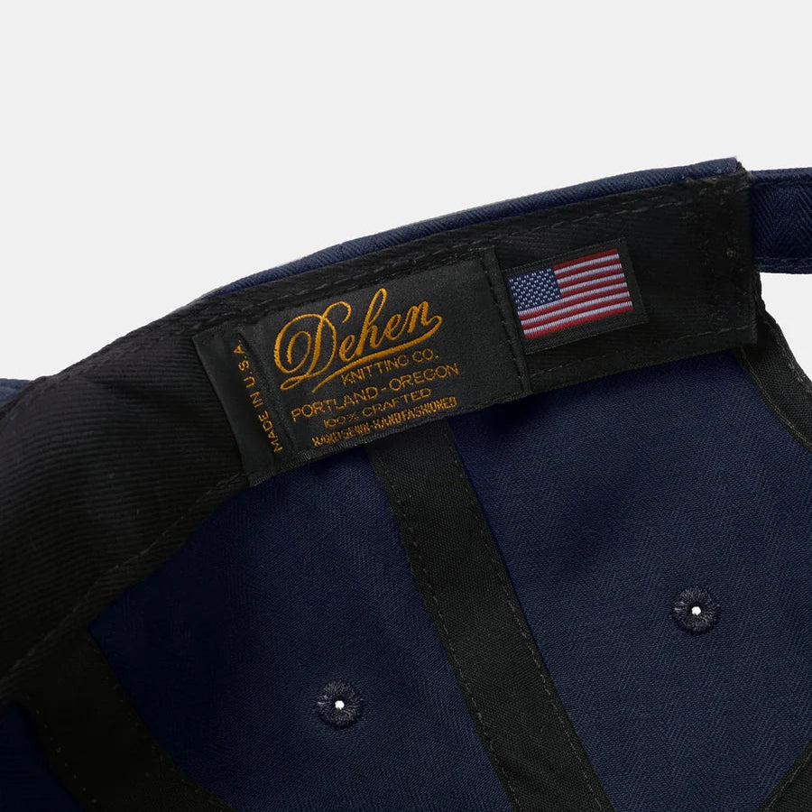 Baseball Hat - Dry Wax - Blue by Dehen 1920