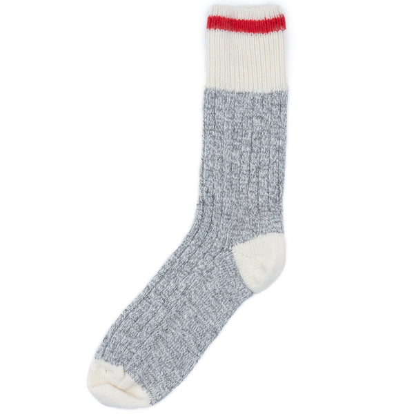 Classic Socks - Grey/Red by Duray
