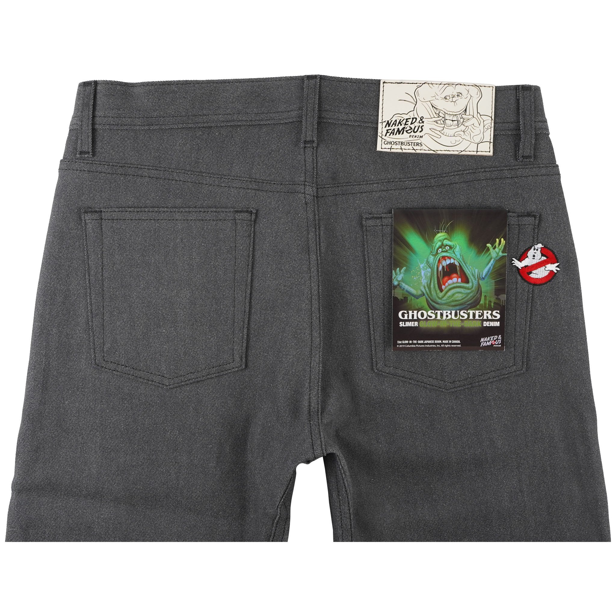 Weird Guy - Ghostbusters Slimer Glow In The Dark Selvedge by Naked & Famous Denim