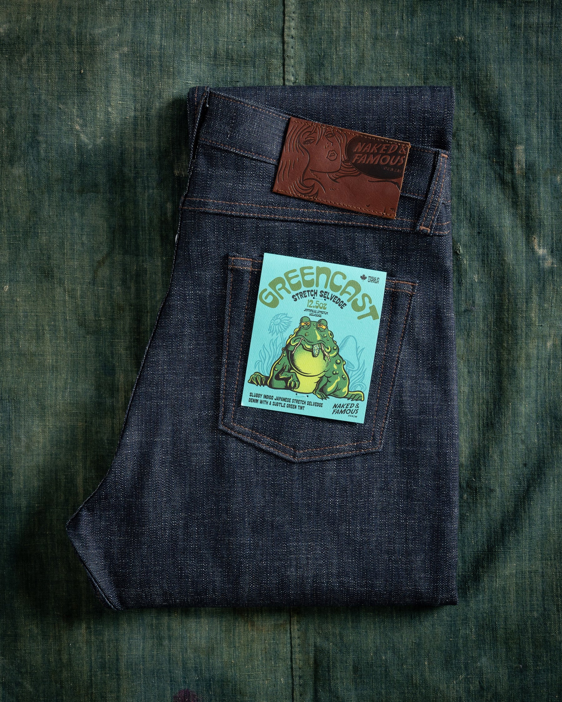 Now You See It 🐸 Greencast Stretch Selvedge