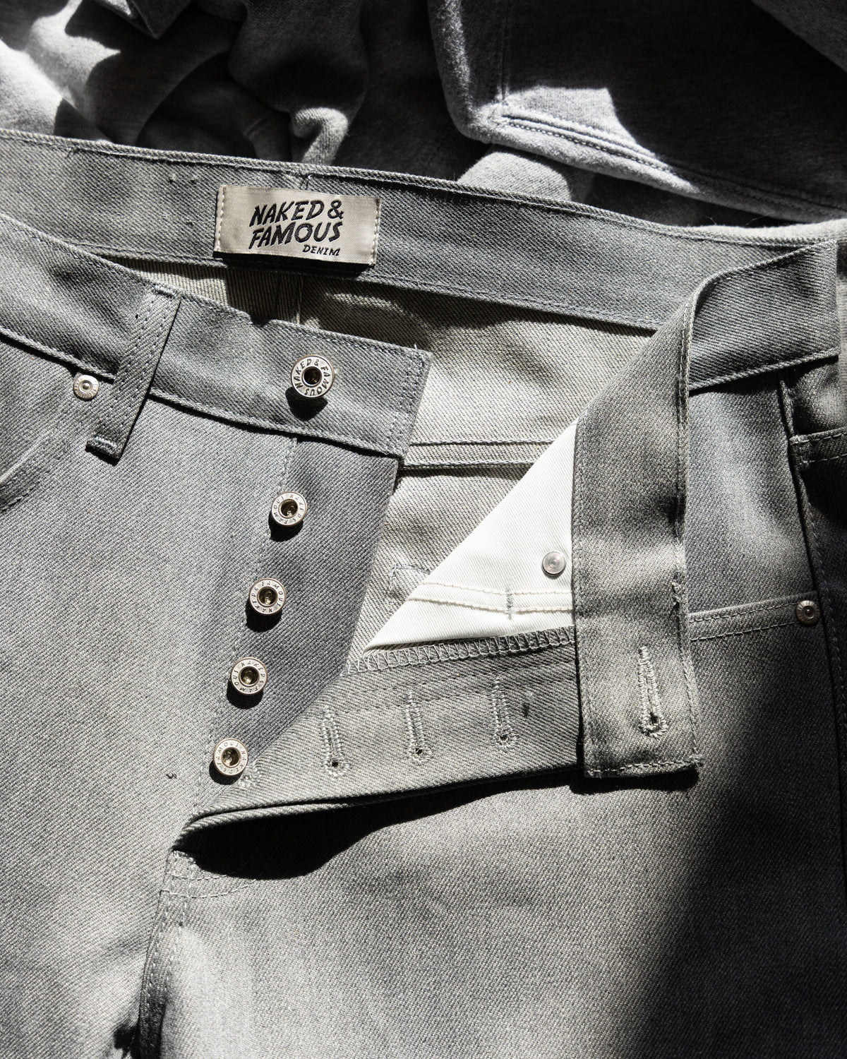 Heather Grey Selvedge: Blended Before Spinning