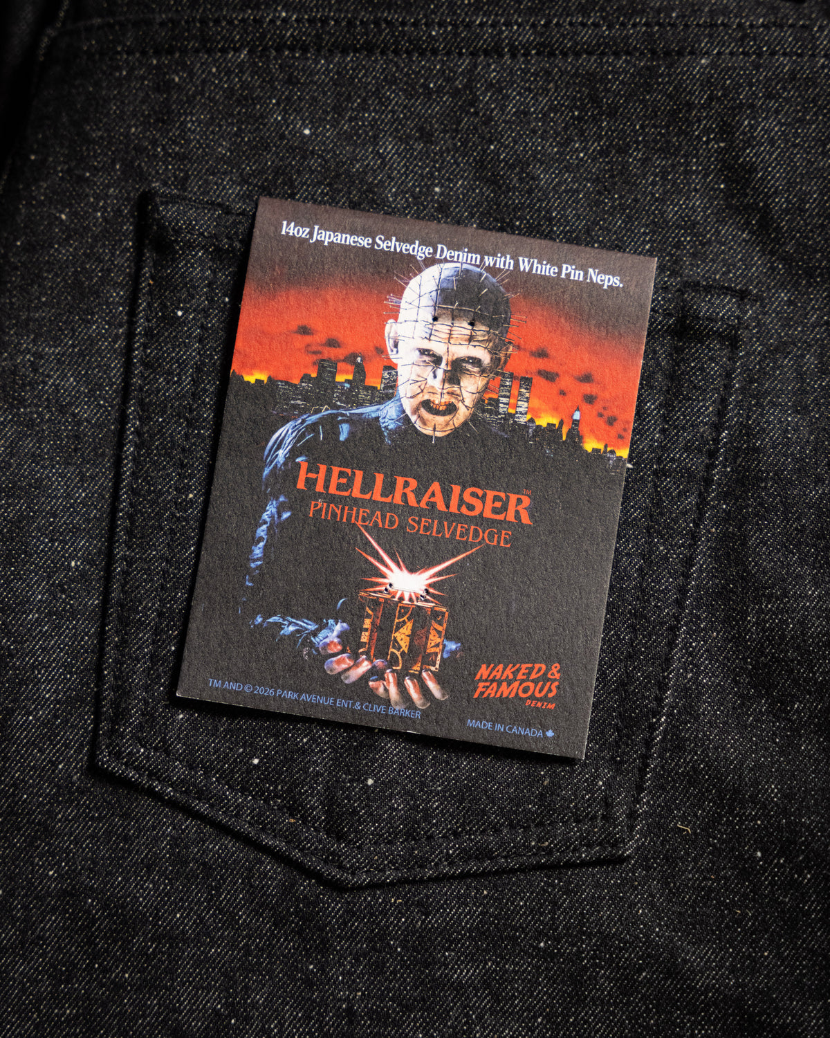 Pinhead Selvedge: Hellraiser