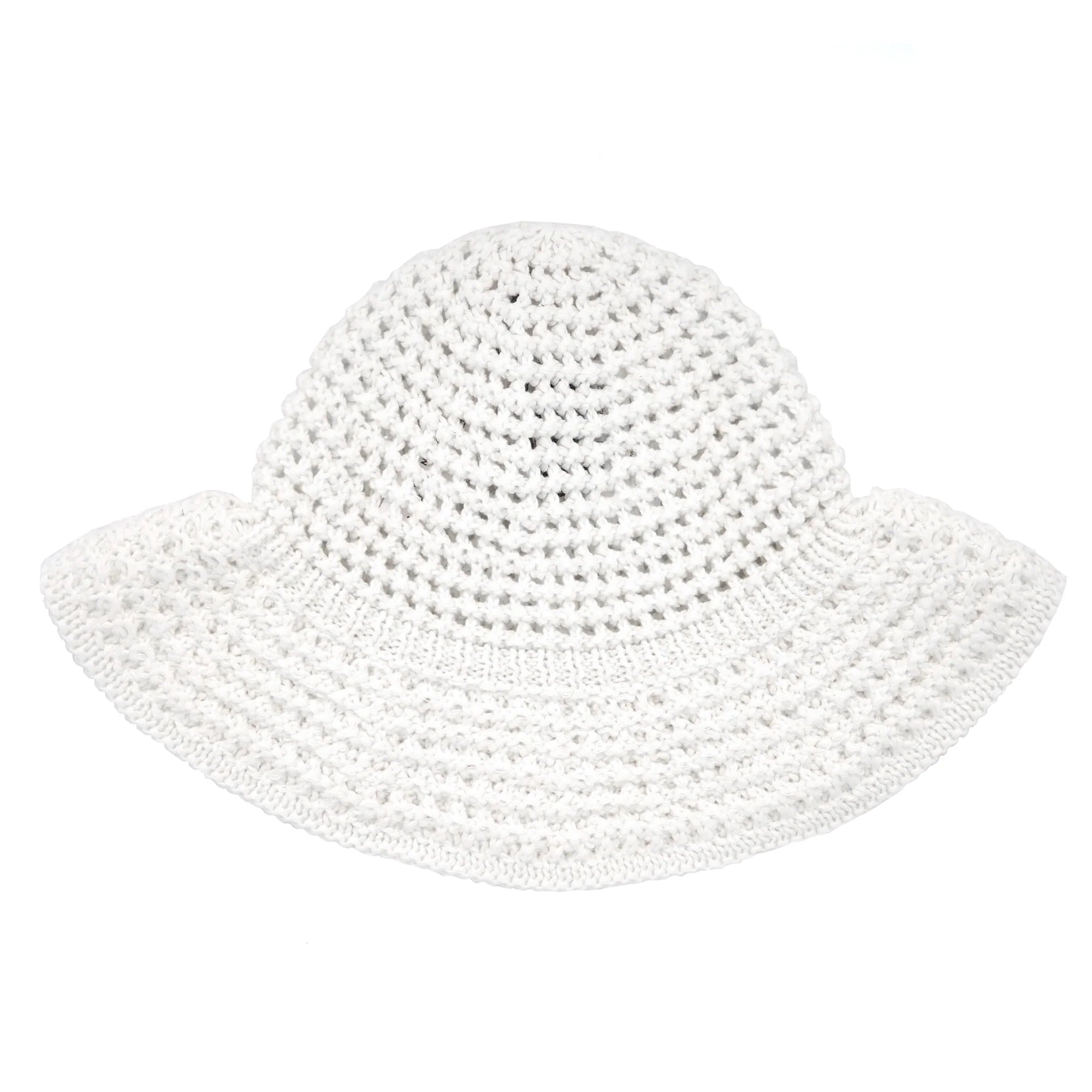 Knit Safari Hat - Off White by Found Feather
