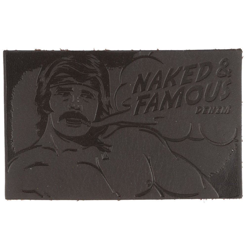 Brute Leather Patch - Dark Brown by Naked & Famous Denim