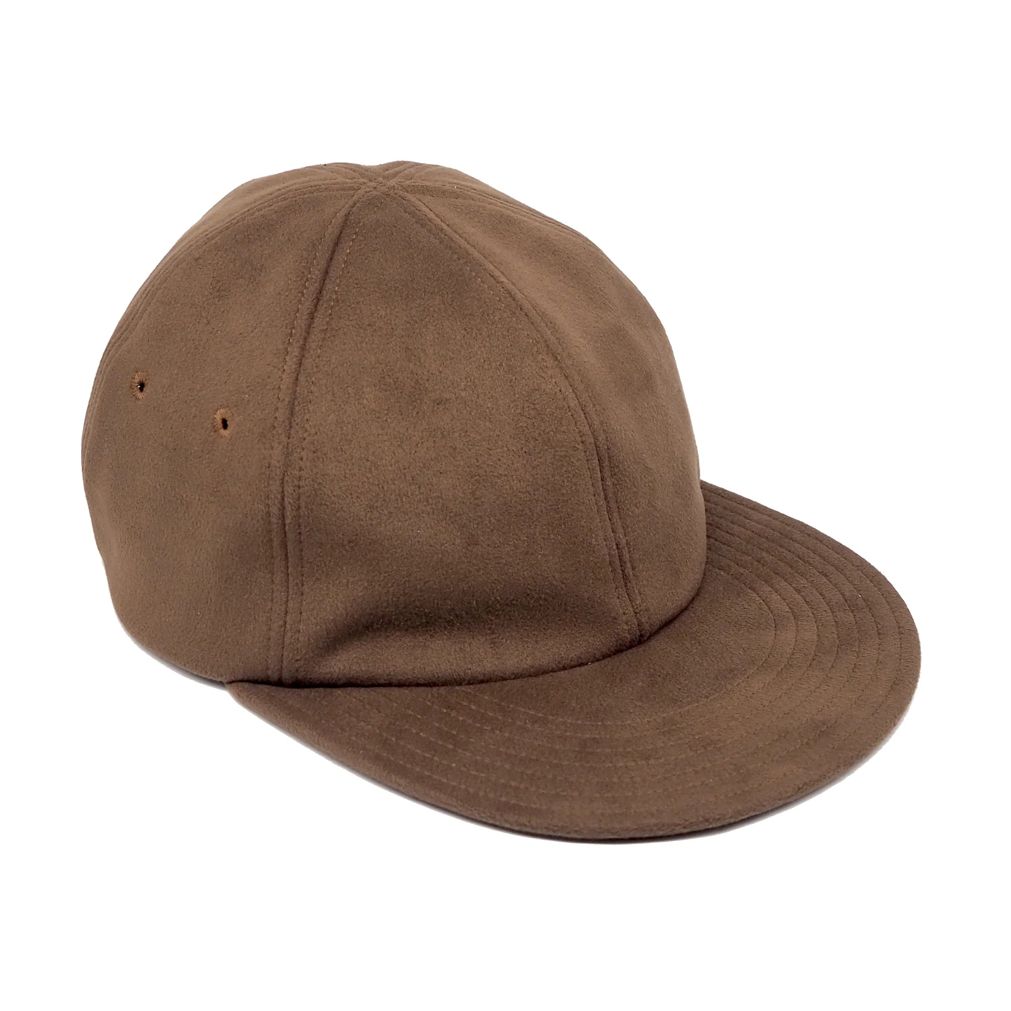 Classic 6 Panel Cap Microsuede - Brown by Found Feather