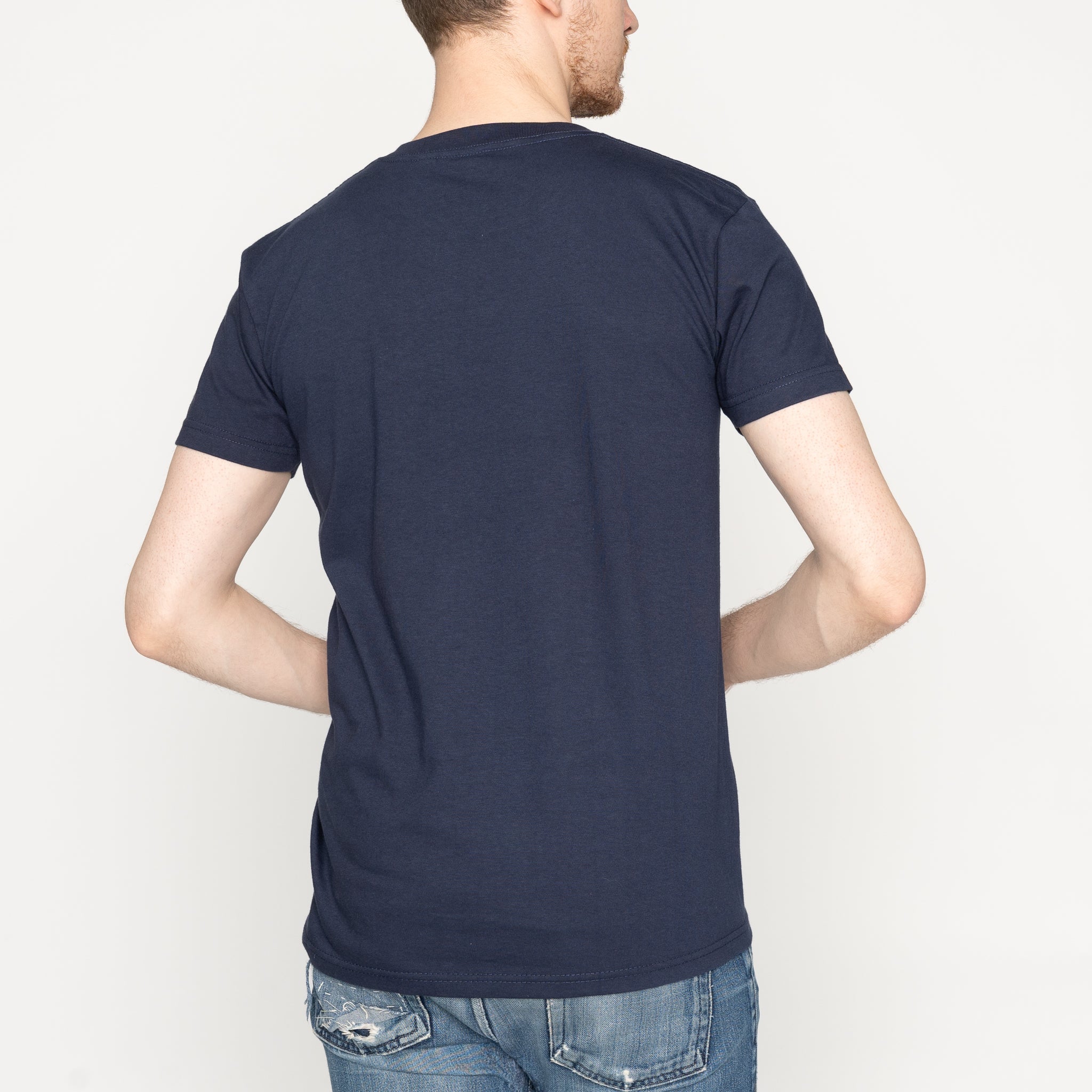 Pocket Tee - Navy - Yagasuri Denim by Naked & Famous Denim