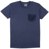 Pocket Tee - Brushed Handkerchief - Navy / Indigo by Naked & Famous Denim