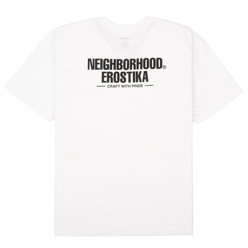 Neighborhood x Erostika Los Chingones Tee - Wrestlers - White