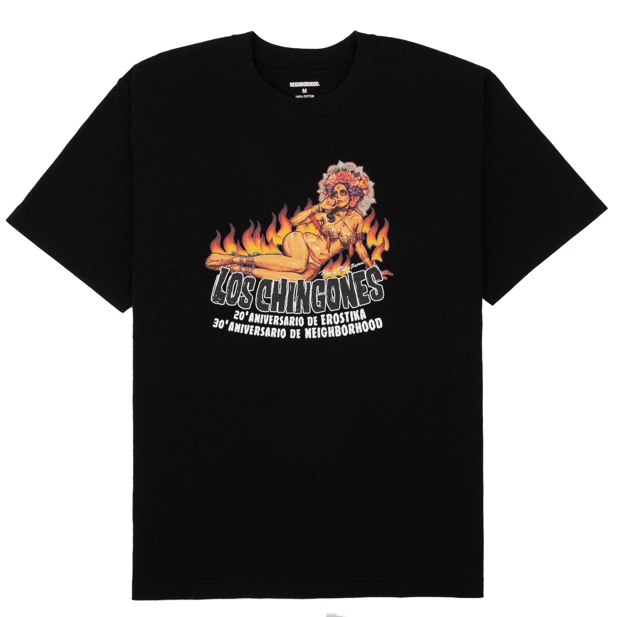 Neighborhood x Erostika Los Chingones Tee - Girl - Black by Erostika by Rockin'Jelly Bean