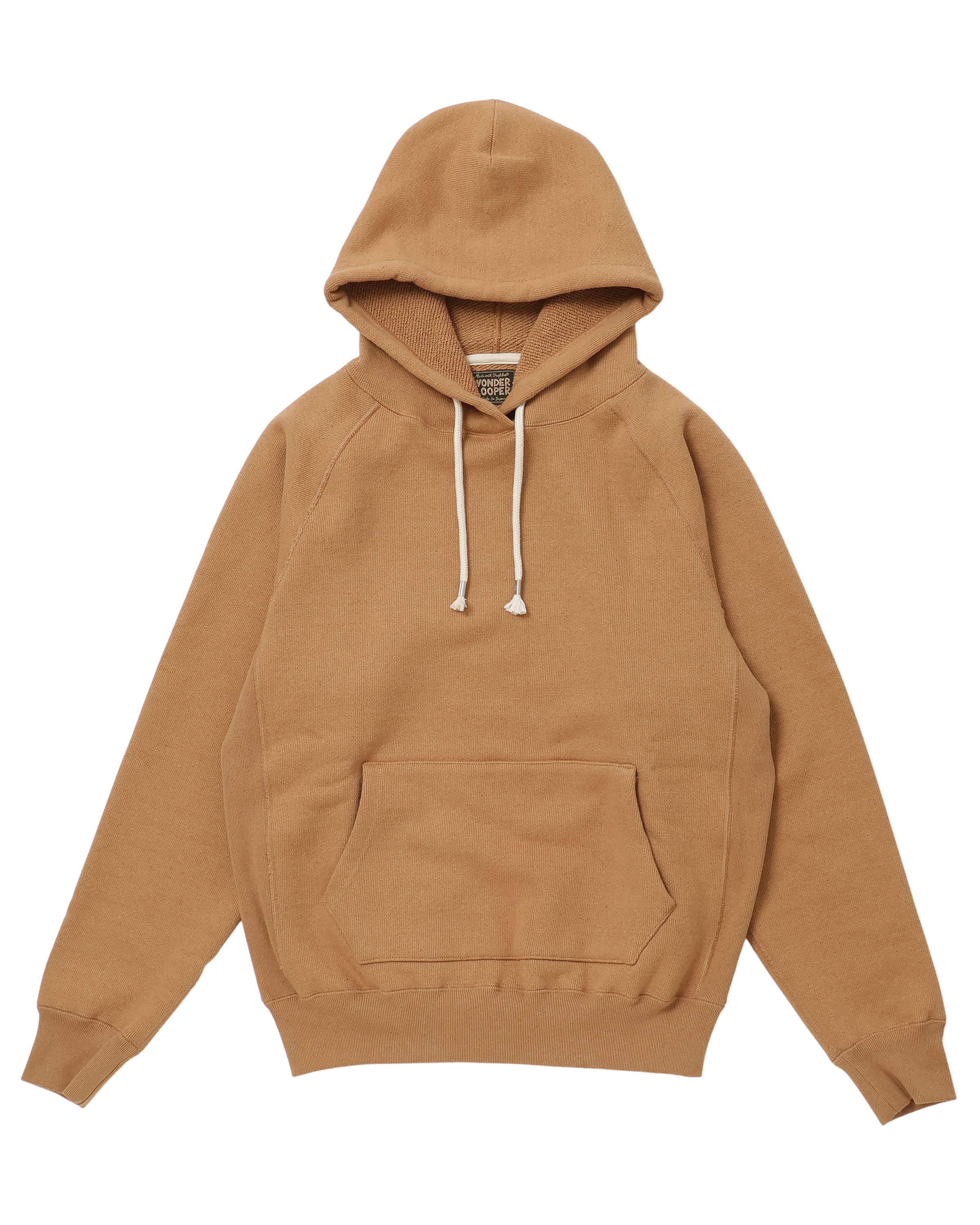 Pullover Hoodie - Foxfibre® Double Heavyweight French Terry - Coyote 80 by Wonder Looper
