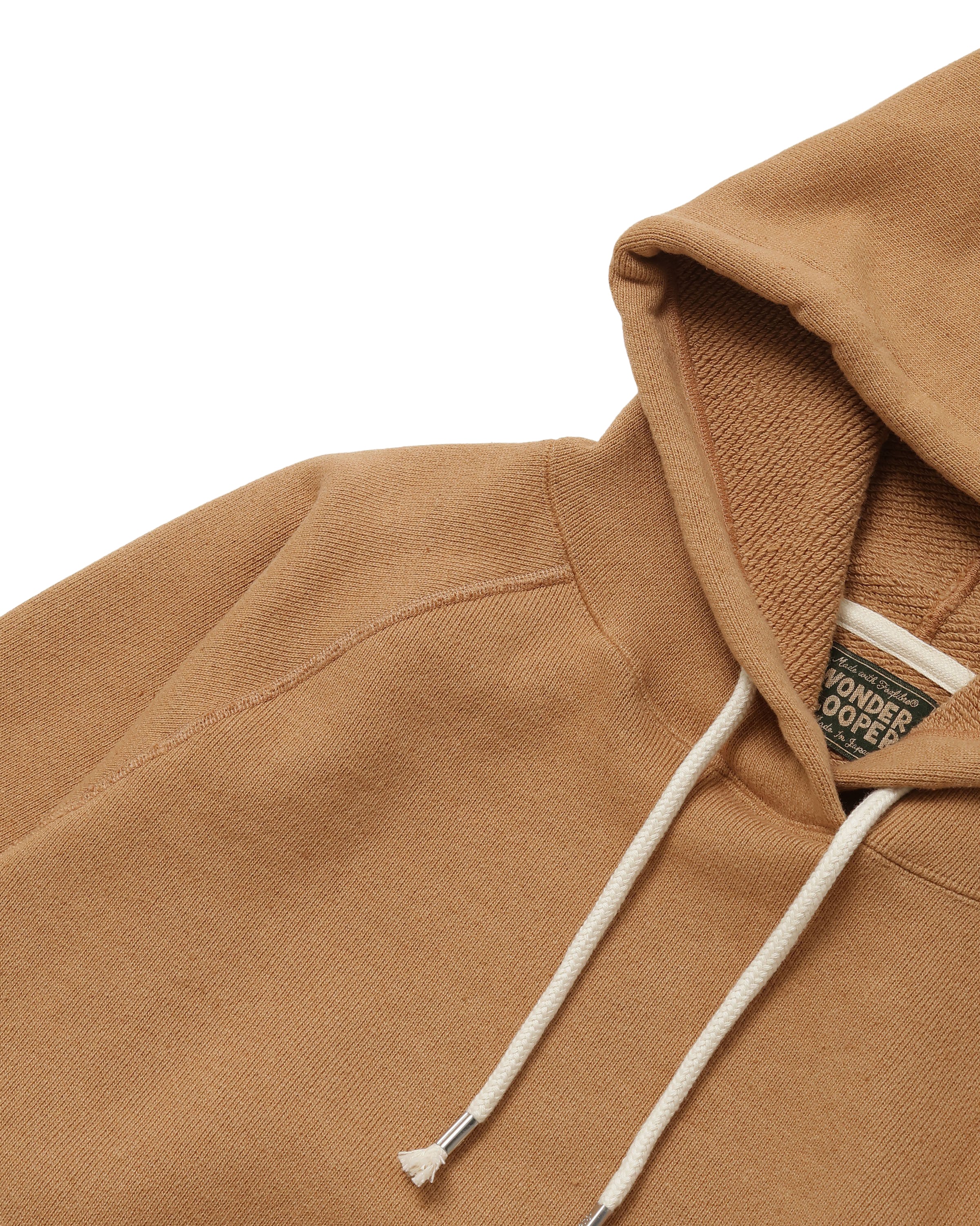 Pullover Hoodie - Foxfibre® Double Heavyweight French Terry - Coyote 80 by Wonder Looper