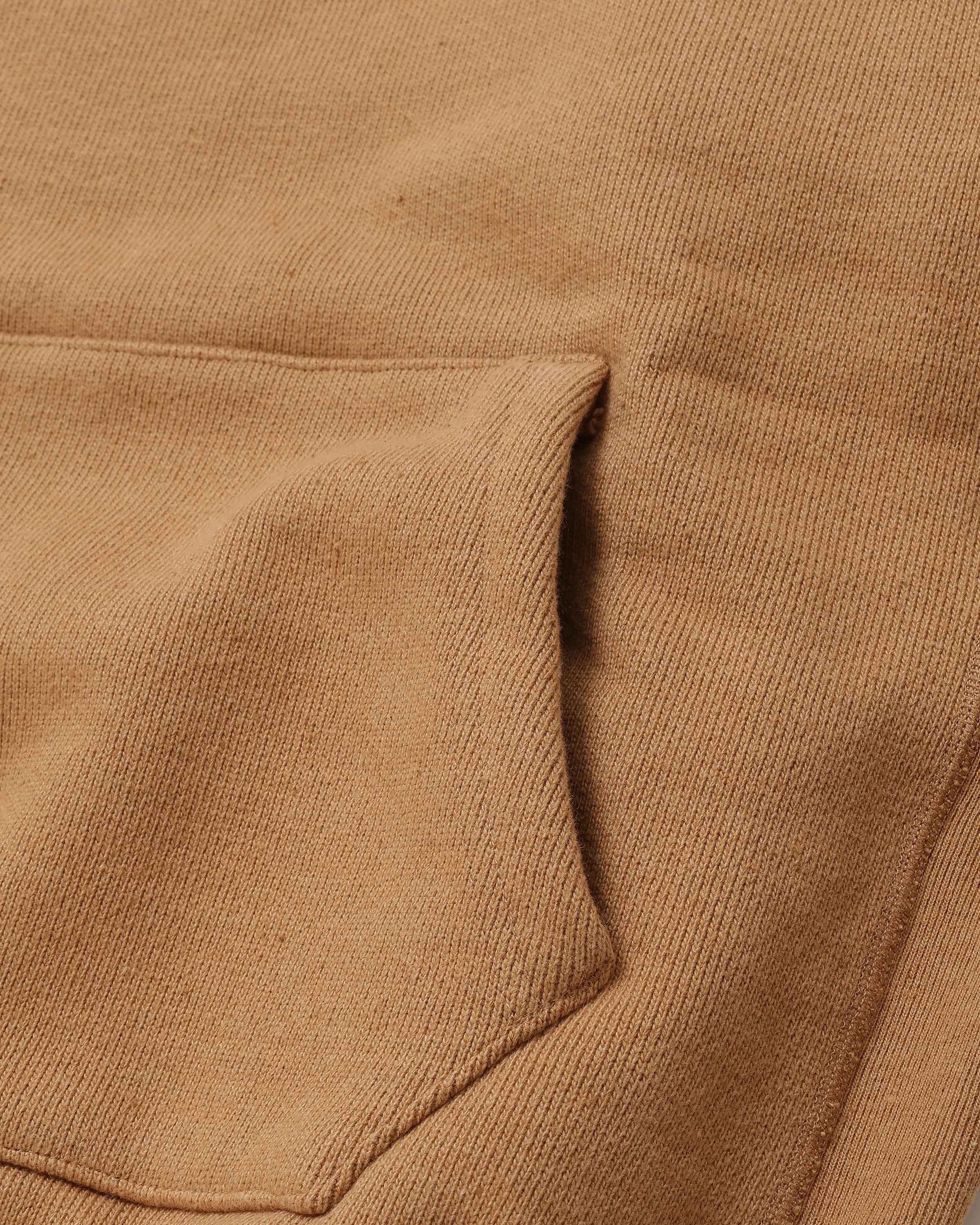 Pullover Hoodie - Foxfibre® Double Heavyweight French Terry - Coyote 80 by Wonder Looper