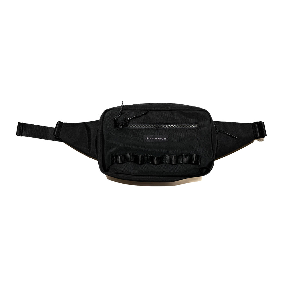 Recycled Nylon Side Bag - Black by Raised by Wolves