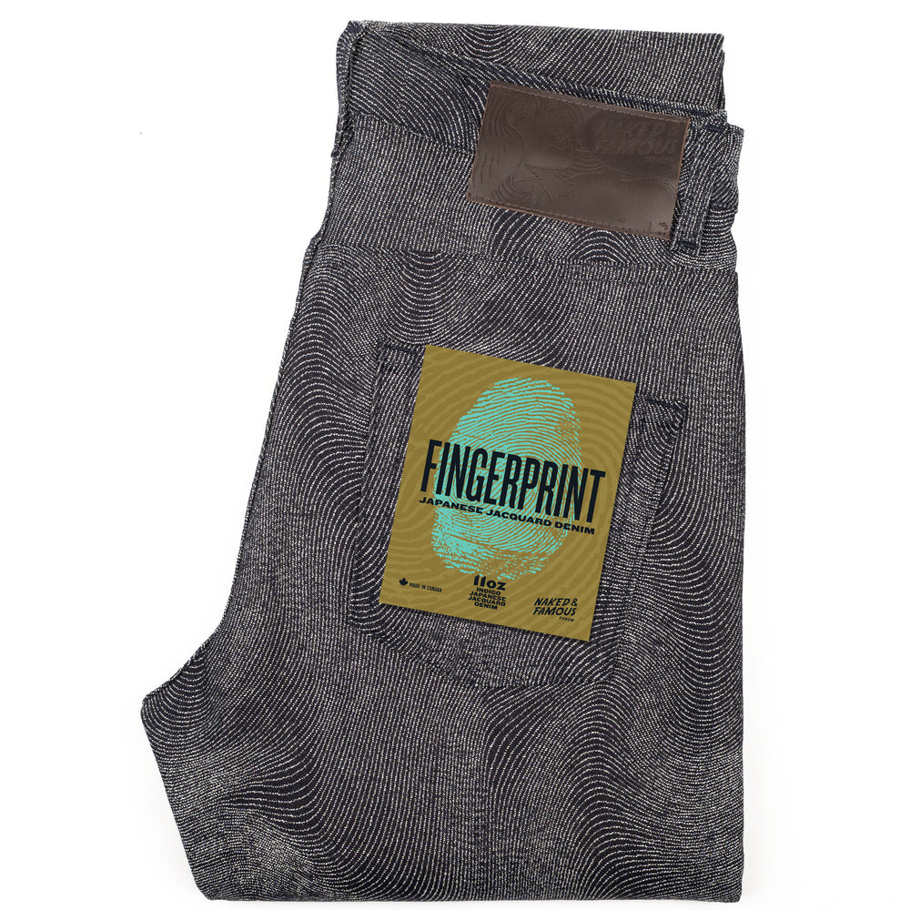 Easy Guy - Fingerprint Denim - Indigo by Naked & Famous Denim