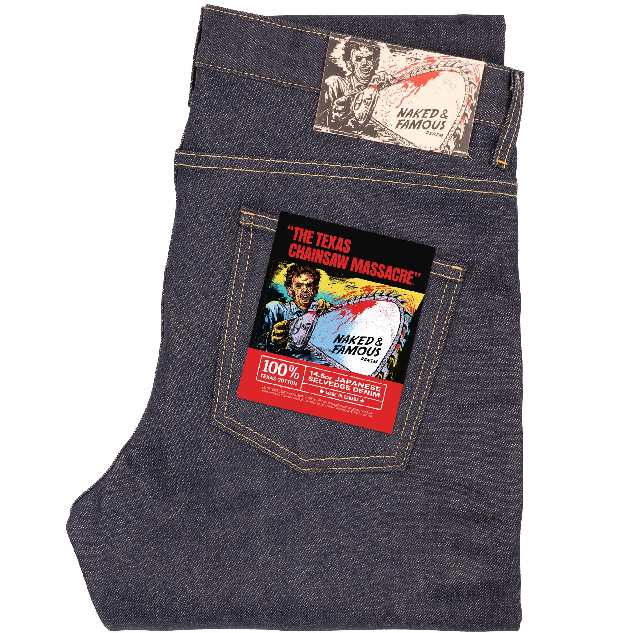 Super Guy - Texas Chainsaw Massacre "Leatherface" Selvedge - Indigo by Naked & Famous Denim