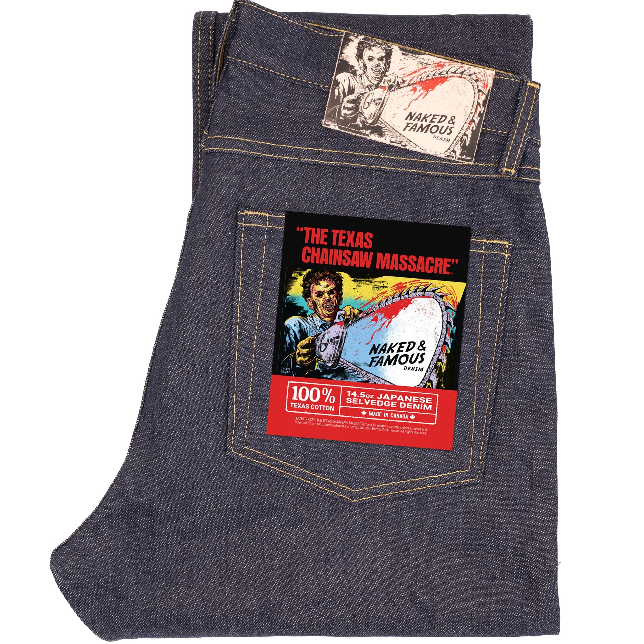 True Guy - Texas Chainsaw Massacre "Leatherface" Selvedge - Indigo by Naked & Famous Denim